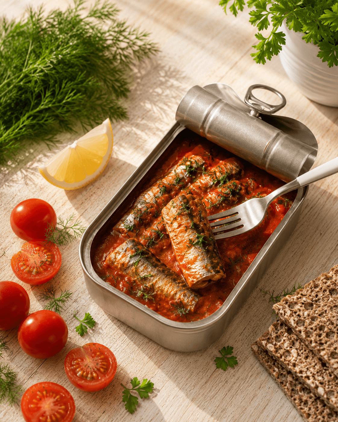 Sardiner i tomatsaus